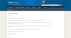 Desktop Screenshot of dndtools.net