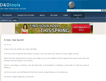Tablet Screenshot of dndtools.net