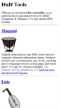 Mobile Screenshot of dndtools.com